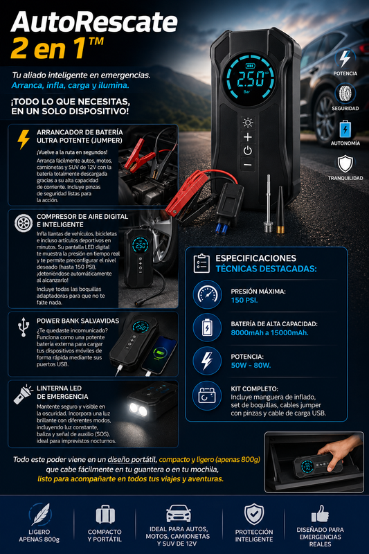 AutoRescate 4 en 1™
